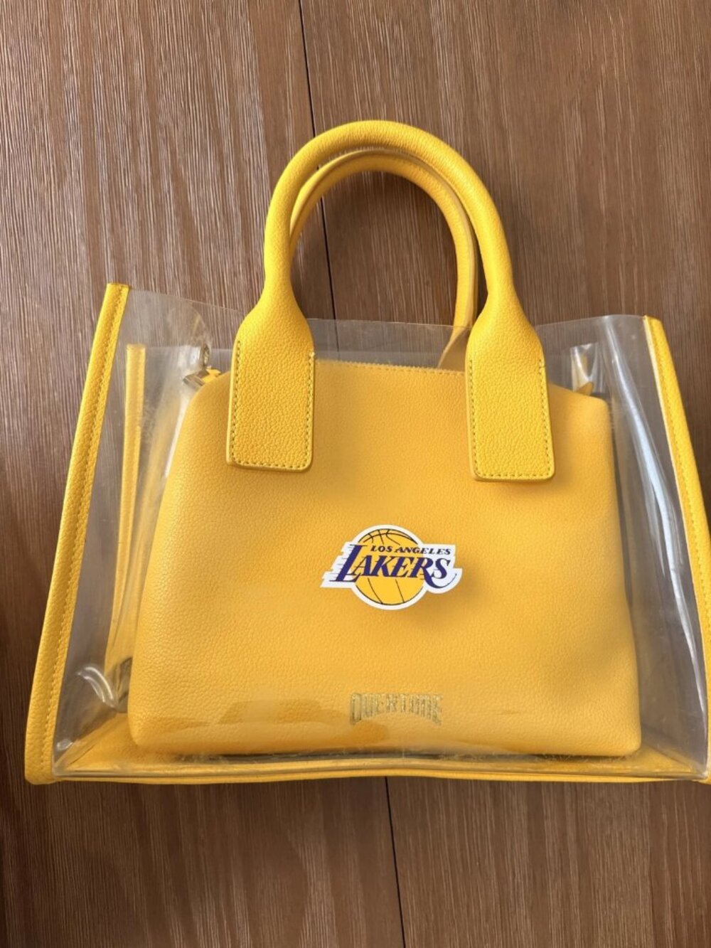 Los Angeles Lakers Overtime Stadium Clear Handbag Leather Purse & Accessories